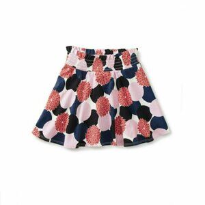 NWT Tea Collection Smocked Waist Skirt Kimono Dots Size 4